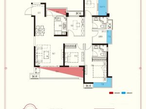 岳阳-汨罗东投太阳城为您提供B户型鉴赏