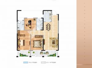 岳阳-华容幸福里为您提供A2户型鉴赏