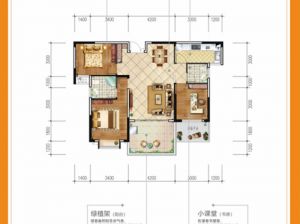 岳阳-华容健康新城为您提供A2户型鉴赏