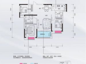 岳阳-华容名邦首府为您提供B2户型鉴赏