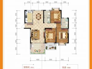 岳阳-华容健康新城为您提供A3户型鉴赏