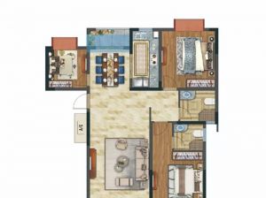 岳阳-华容宝宜老城里为您提供A2户型鉴赏