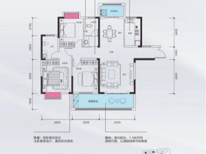 岳阳-华容名邦首府为您提供B1户型鉴赏