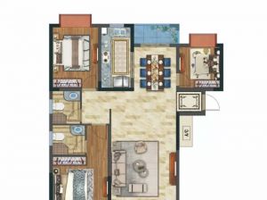 岳阳-华容宝宜老城里为您提供A1户型鉴赏