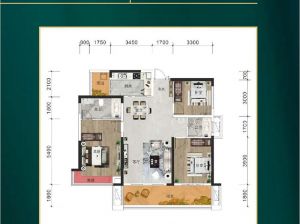 岳阳-华容盛世新城隆源为您提供C户型鉴赏