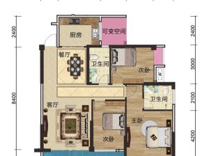 衡阳雁峰区水岸豪庭为您提供2栋10户型鉴赏