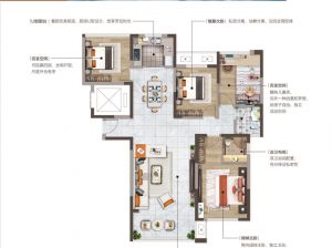 衡阳雁峰区博达晴天悦为您提供B户型鉴赏