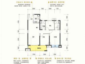 衡阳雁峰区美的云熙府为您提供乐府户型鉴赏