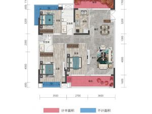 衡阳雁峰区建滔裕花园为您提供F户型鉴赏