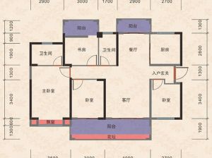 衡阳雁峰区中房美丽白沙为您提供20#栋102户型鉴赏