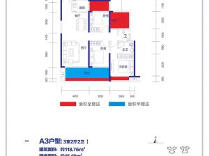 衡阳珠晖区金钟武广新城为您提供A3户型鉴赏