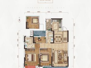 衡阳珠晖区金湘国际城为您提供A2户型鉴赏