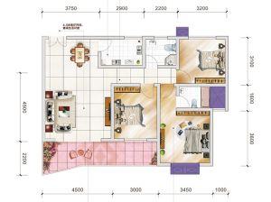 衡阳珠晖区东洲水岸豪庭为您提供4#栋户型鉴赏