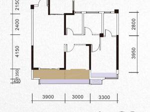 衡阳珠晖区佳源酃湖都市为您提供A户型鉴赏