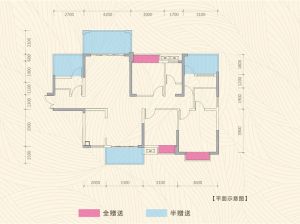 衡阳石鼓区鸿豪春风十里为您提供B户型鉴赏