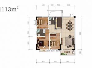 衡阳石鼓区雁栖湖玫瑰园为您提供A户型鉴赏
