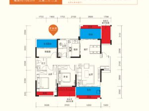 衡阳石鼓区凯旋九间堂为您提供A1户型鉴赏