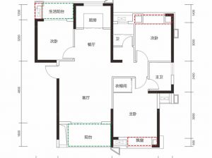 衡阳石鼓区万江北宸之光为您提供D2户型鉴赏