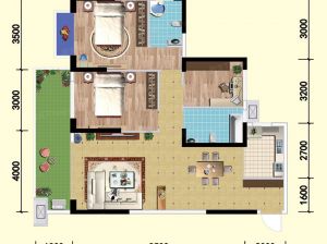 衡阳石鼓区来雁1号为您提供A1户型鉴赏