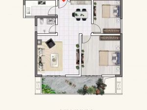 益阳-桃江县翰林苑为您提供1栋1-1户型鉴赏