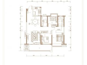 岳阳-临湘锦康天禧为您提供B户型鉴赏