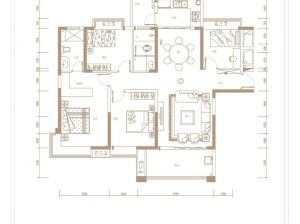岳阳-临湘锦康天禧为您提供C户型鉴赏