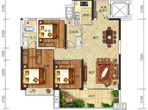 衡阳蒸湘区金钟府为您提供A户型鉴赏