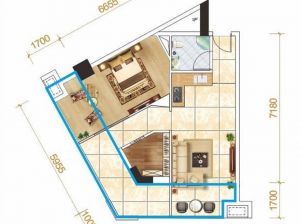衡阳蒸湘区金钟大雁城为您提供E户型鉴赏