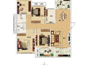 衡阳蒸湘区生态天宸为您提供C-01户型鉴赏
