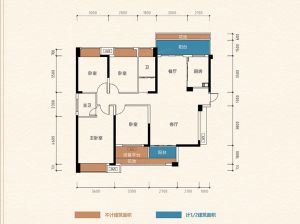 衡阳蒸湘区红湘大第为您提供4栋0104户型鉴赏