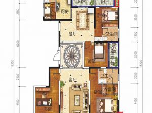 衡阳蒸湘区高新现代城为您提供B1-1户型鉴赏