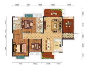 衡阳蒸湘区创发城1938为您提供9#A1户型鉴赏