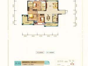 衡阳蒸湘区雅士林御苑为您提供16-B户型鉴赏