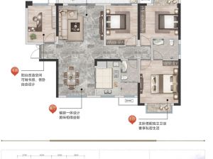 衡阳蒸湘区衡一立新时代为您提供A户型鉴赏