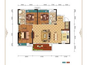衡阳蒸湘区创发城1938为您提供11#A户型鉴赏