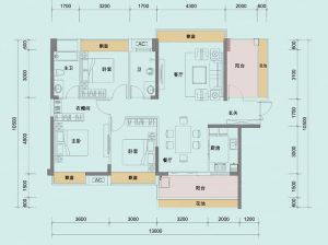 衡阳蒸湘区光辉一品为您提供2#A户型鉴赏