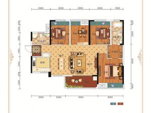 衡阳蒸湘区创发城1938为您提供11#B户型鉴赏