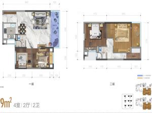 衡阳蒸湘区碧桂园衡中心为您提供C户型鉴赏