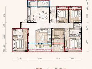 衡阳蒸湘区融冠云城为您提供B户型鉴赏