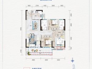 衡阳蒸湘区西合大成府为您提供A户型鉴赏