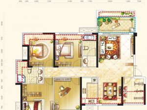 衡阳蒸湘区融冠乐城为您提供B1户型鉴赏