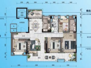 衡阳蒸湘区碧桂园华新时代为您提供A户型鉴赏