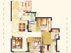 衡阳蒸湘区融冠乐城为您提供A1户型鉴赏