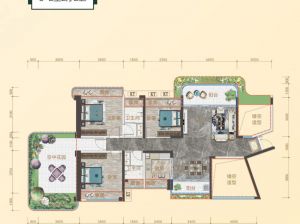 衡阳-衡阳县江南新城为您提供A1户型鉴赏