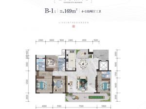 衡阳蒸湘区天嘉上河九章为您提供B-1户型鉴赏