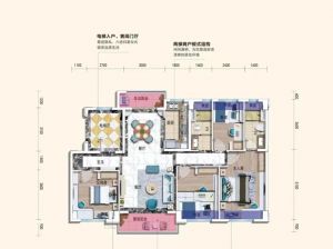 衡阳-衡阳县碧桂园滨江原著为您提供YJ125-7户型鉴赏