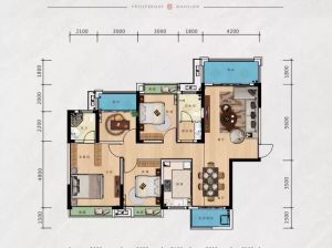 衡阳南岳区盛世华府为您提供C1户型鉴赏