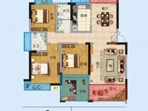 衡阳-衡南县华旗绿洲为您提供C户型鉴赏