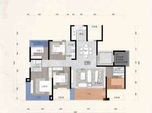 衡阳-衡山县梦想公馆为您提供C户型鉴赏