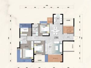 衡阳-衡山县梦想公馆为您提供B户型鉴赏
